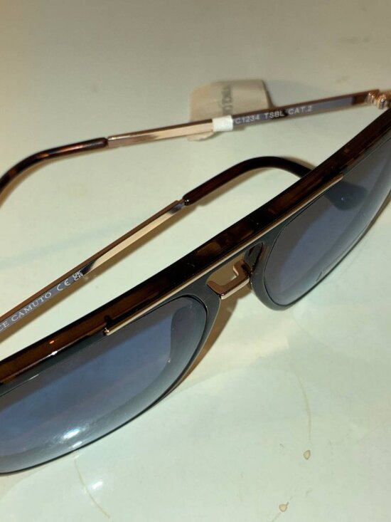 VINCE CAMUTO Gold & Tortoise Shell Aviator Sunglasses MSRP $75 - New main image 6